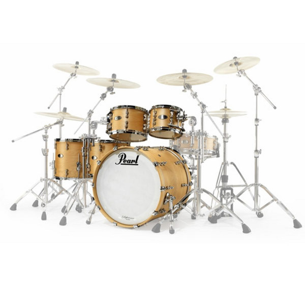 Pearl Masters Premium Legend 4-Piece Drum Kit, Natural Maple