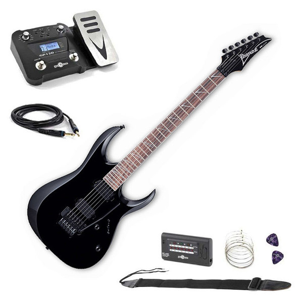 Ibanez RGD320Z Electric Guitar, Black with Multi FX Pedal Pack