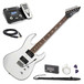 BC Rich ASM One Electric Guitar, White with Multi FX Pedal Pack