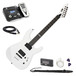 ESP LTD M-10 Electric Guitar, Snow White with Multi FX Pedal Pack