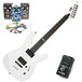 ESP LTD M-10 Electric Guitar, Snow White w/ Belcat 4 Pedal Rock Pack
