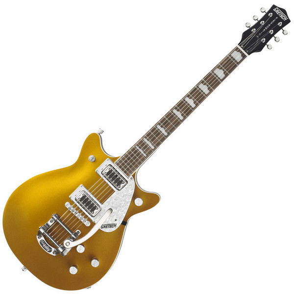 Gretsch G5448T Double Jet Electric Guitar with Bigsby, Gold