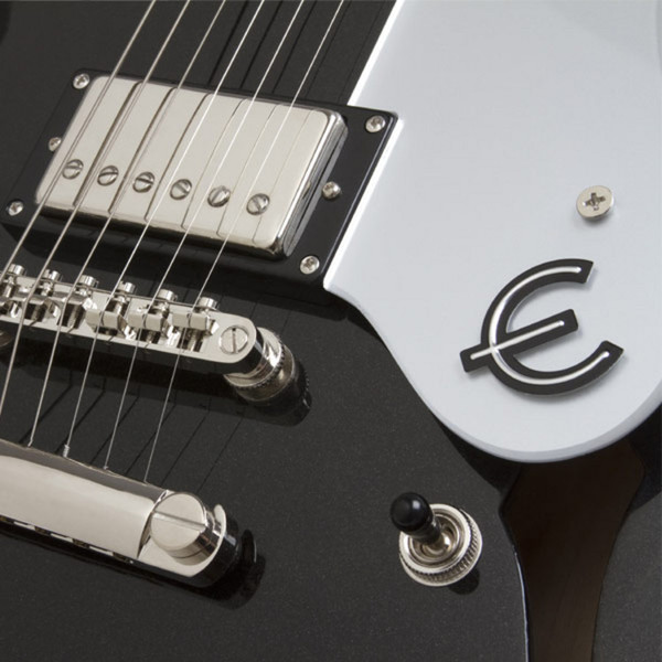 Epiphone Limited Edition Dot Electric Guitar, Black Royale at