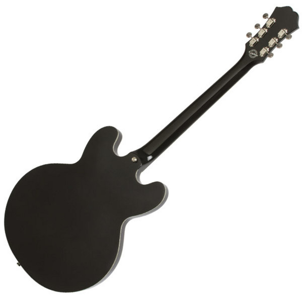 DISC Epiphone Limited Edition Riviera Custom P93 Guitar, Black Royale