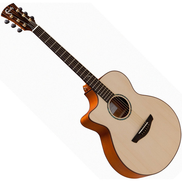 Faith Venus Left Handed Concert Cutaway Electro Acoustic Guitar, Nat