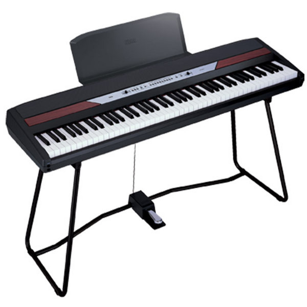 Korg SP-250 Stage Piano, Black, Inc Stand
