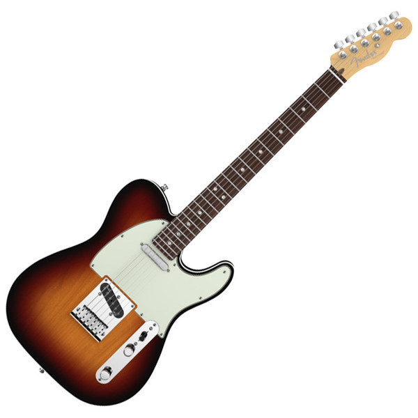 Fender American Deluxe Telecaster Electric Guitar, 3-Tone Sunburst