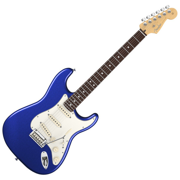 Fender American Standard Stratocaster Electric Guitar, Mystic Blue