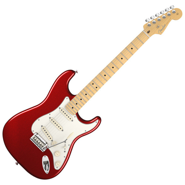 Fender American Standard Stratocaster Electric Guitar, MN, Mystic Red