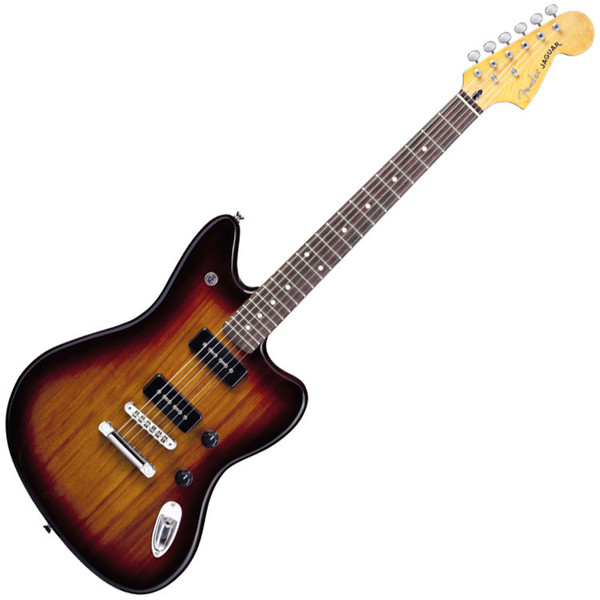 Fender Modern Player Jaguar Electric Guitar, 2-Tone Chocolate Burst