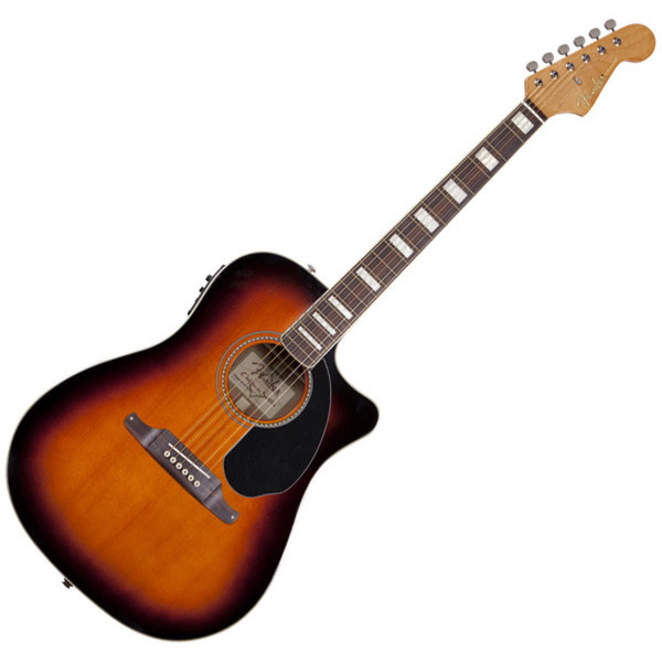 Fender Kingman SCE Cutaway Electro Acoustic Guitar, Sunburst