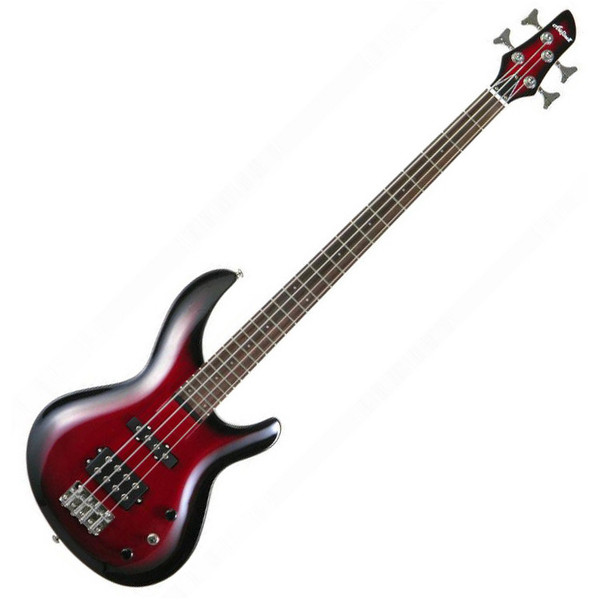 Aria IGB Standard Bass Guitar, Red Shade