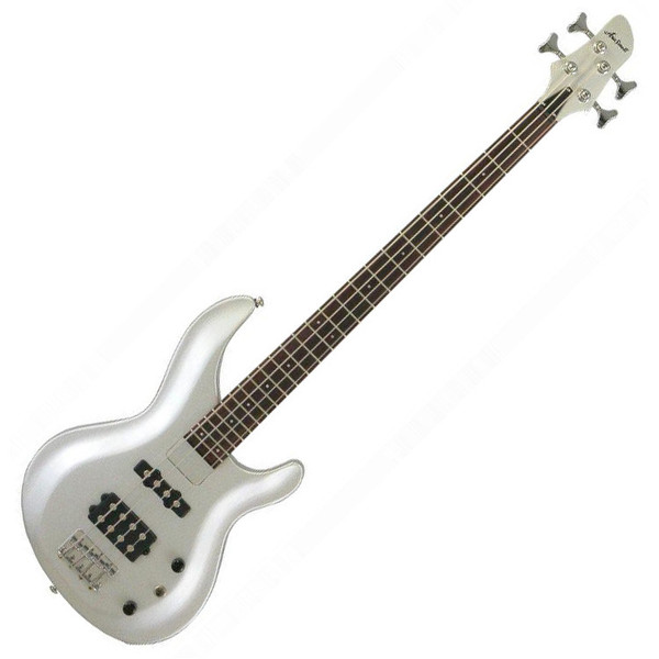 Aria IGB Standard Bass Guitar, Pearl White