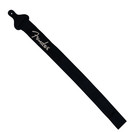 Fender 2 Inch Poly Guitar Strap, Black with Grey Logo