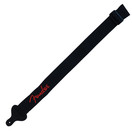 Fender 2 Inch Poly Guitar Strap, Black with Red Logo