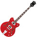 Gretsch G5442BDC Electromatic Hollowbody Short Scale Bass, Trans Red