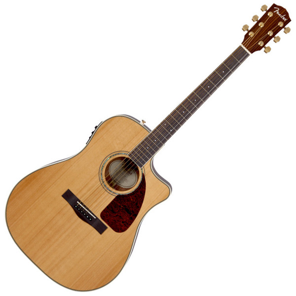 Fender CD-230SCE Dreadnought Cutaway Electro Acoustic Guitar, Natural