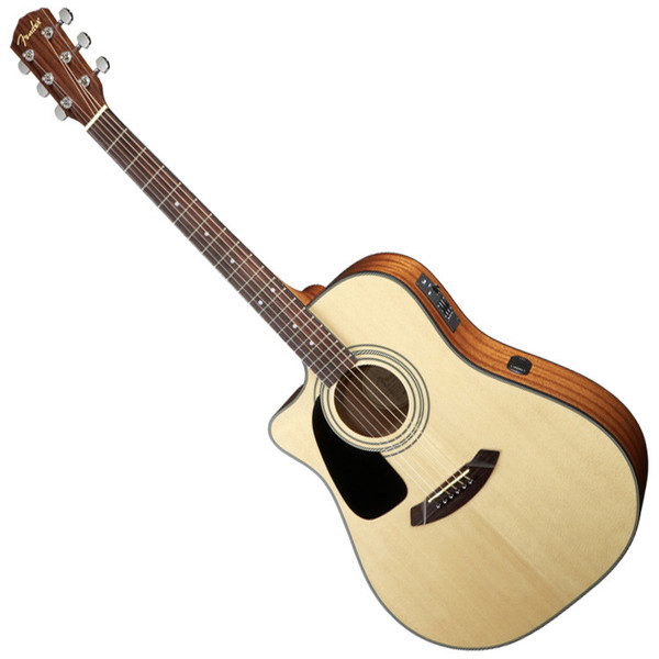 Fender CD-100CE-LH Left-Handed Electro Acoustic Guitar, Natural