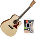 Tanglewood TW15OPCE Electro-Acoustic Cutaway, Natural + FREE Tuner