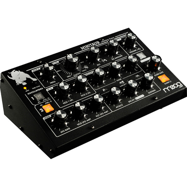 Moog MINITAUR Analog Bass Synthesizer - angled