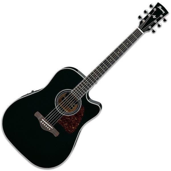 Ibanez AW70ECE Artwood Electro Acoustic Guitar, Black