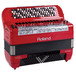 Roland FR-8x V-Accordion, Button-Type, Red