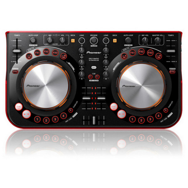 Pioneer HDJ WeGo Controller Bundle, Red