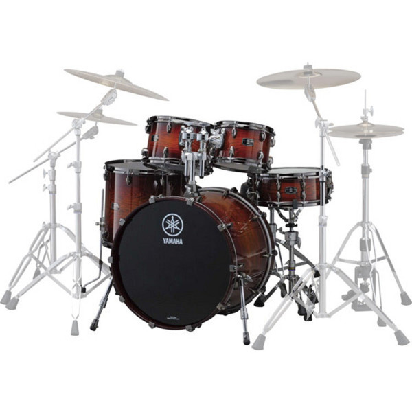 Yamaha Live Custom Oak Drum Kit, Amber Shadow Sunburst