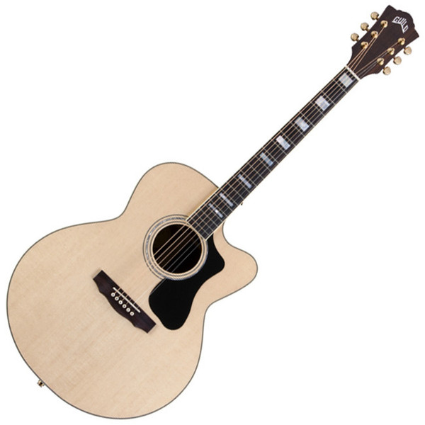 Guild F-150RCE Rosewood Jumbo Electro Acoustic Guitar, Natural