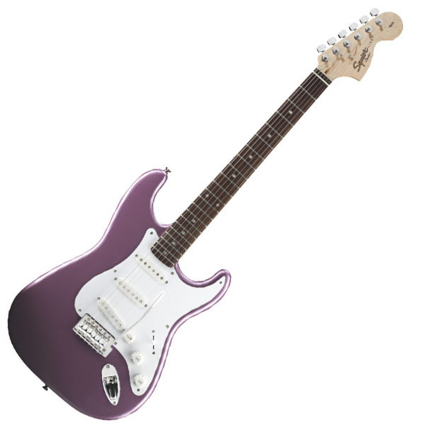 Squier Affinity Stratocaster バーガンディミスト Squier por Fender Affinity Series Stratocaster, RF, Burgundy Mist