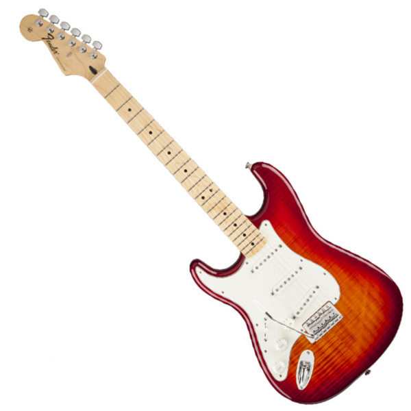 Fender Standard Stratocaster Plus Top LH, MF, Aged Cherry Burst