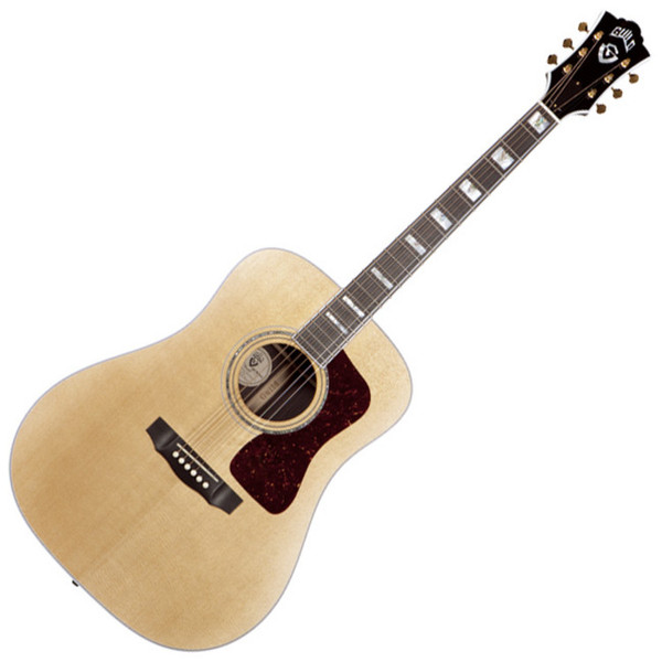 Guild D-55 Dreadnought Electro Acoustic Guitar, Natural
