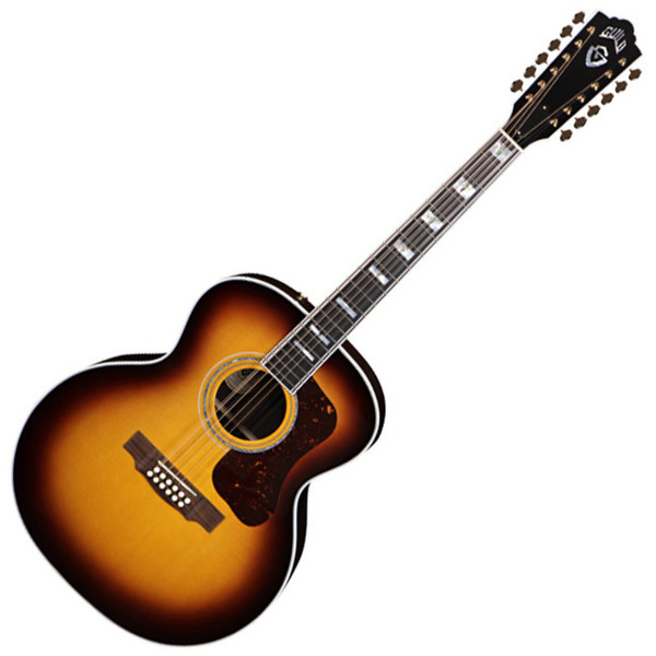 Guild F-512 Jumbo 12-String Acoustic Guitar, Antique Burst
