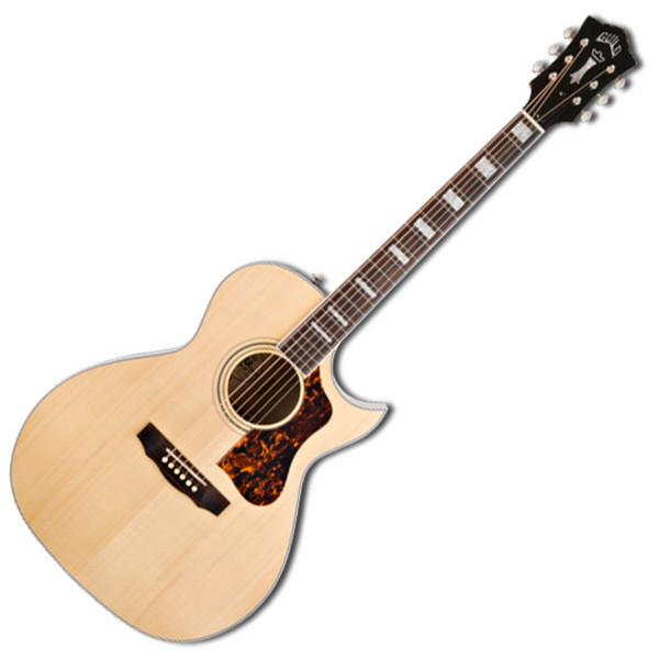 Guild F-47MC Grand Orchestra Cutaway Electro Acoustic Guitar, Blonde