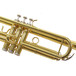 Student Trumpet by Gear4music, Gold - close up