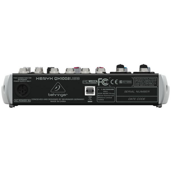 Behringer Xenyx QX1002USB Premium 10-Input 2-Bus Mixer - Nearly
