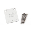 Fender 4-Bolt American Series Guitar Neck Plate, Chrome
