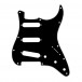 Fender Pickguard de Estilo Moderno de 11 Orifícios para Stratocaster, S/S/S, Preto