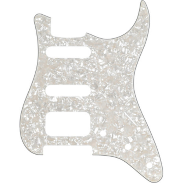 Fender 11-Hole Modern-Style Stratocaster Pickguard, H/S/S White Pearl