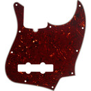 Fender 10-Hole Contemporary Jazz Bass Pickguard, 4-Ply Tortoise Shell