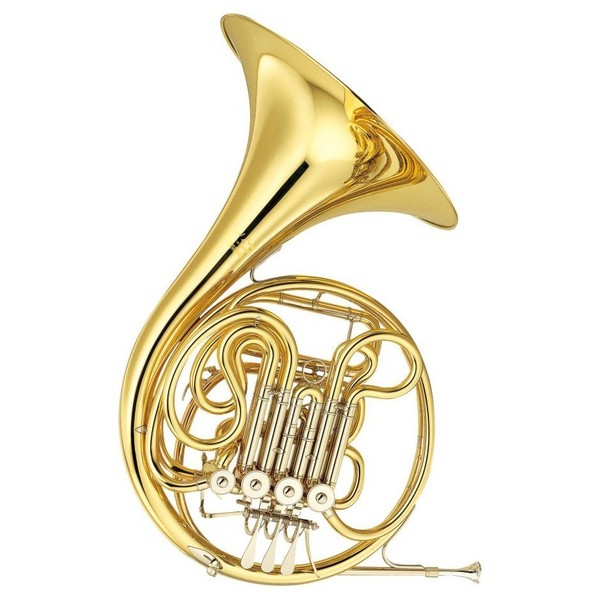 Yamaha YHR667 Professional Double French Horn, Gold