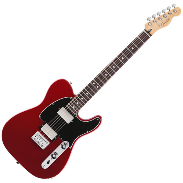 Fender Blacktop HH Telecaster Electric Guitar, RN, Candy Apple Red