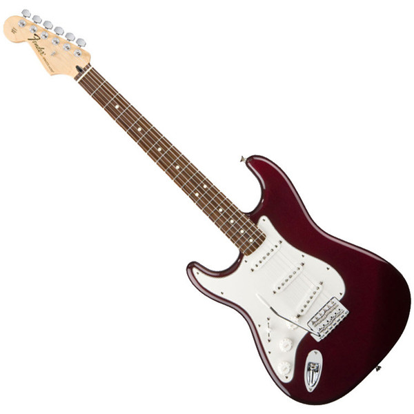 Fender Standard Stratocaster LH Electric Guitar, RW, Midnight Wine