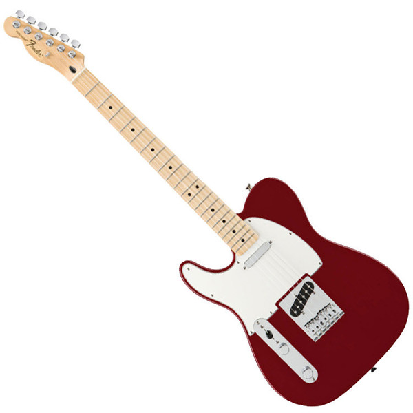 Fender Standard Telecaster LH Electric Guitar, MN, Candy Apple Red