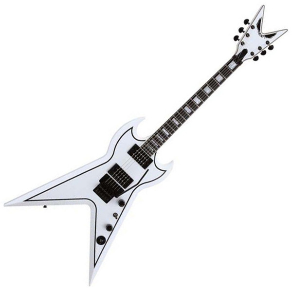 Dean SplitTail Floyd Electric Guitar, Classic White