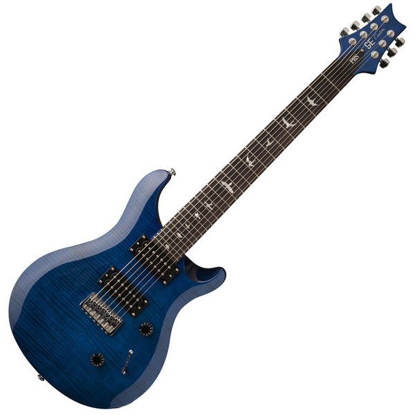 DISC RS SE Custom 24 7-String Electric Guitar, Royal Blue