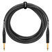 Orange 20 ft Instrument Cable, Black Woven