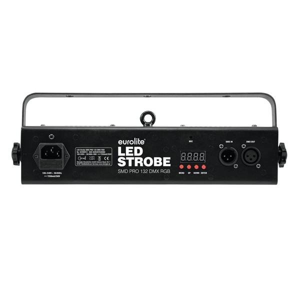 EUROLITE LED Strobe SMD PRO 132 DMX RGB - Rear View 