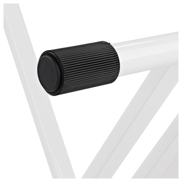 X-Frame Double Braced Keyboard Stand, White by Gear4music