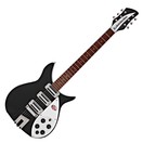 Rickenbacker 350V63 Liverpool, Jetglo